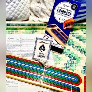 REGAL Brand Traditional Cribbage Game Set, brand new!